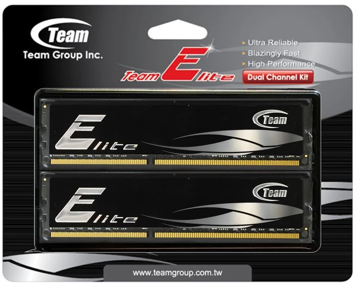 TeamGroup ELITE schwarz UDIMM 8GB Kit, DDR3-1600, CL11-11-11-28