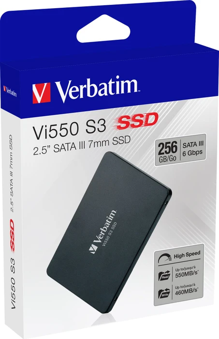 Verbatim Vi550 S3 SSD 256GB, 2.5" / SATA 6Gb/s