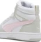 Puma Rebound V6 Mid puma white/frosty pink/sedate gray (Junior) Vorschaubild