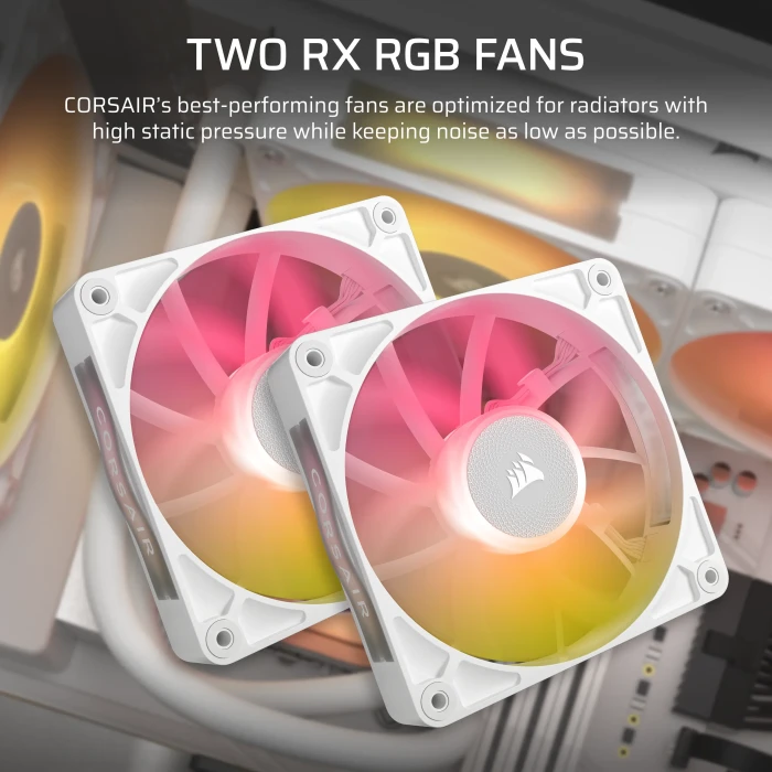 Corsair iCUE LINK Titan 240 RX LCD RGB, weiß