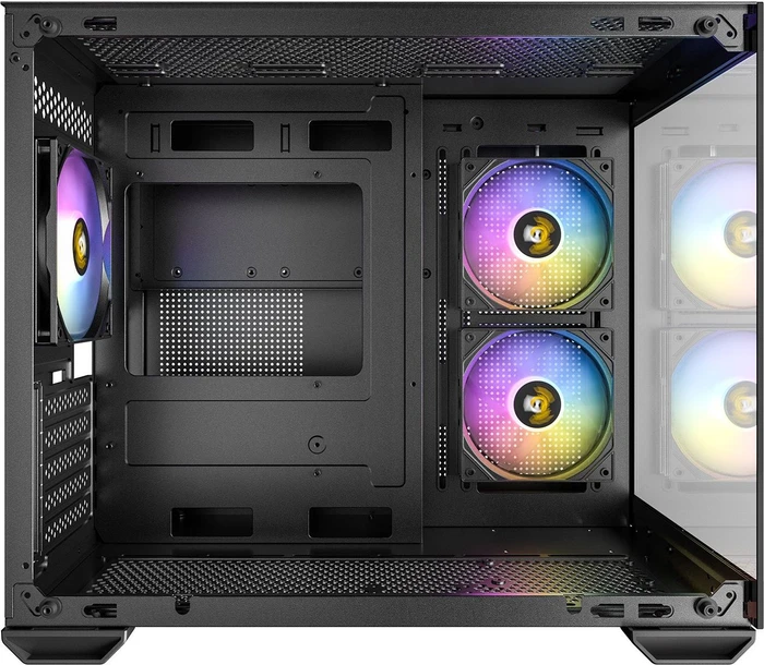 Antec CX600M ARGB, schwarz, Glasfenster