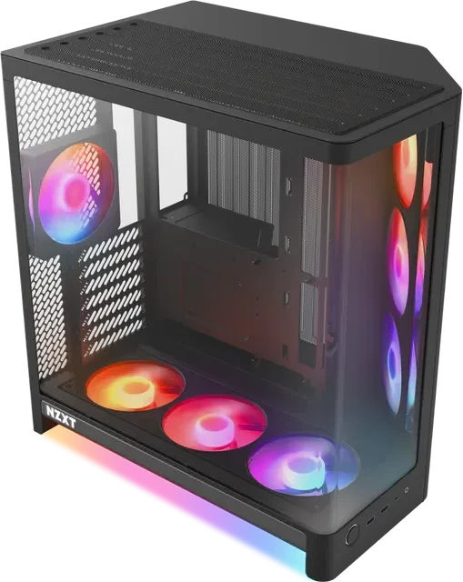 NZXT H6 RGB+ [2026] Black, Glasfenster (CC-H62FB-P1)