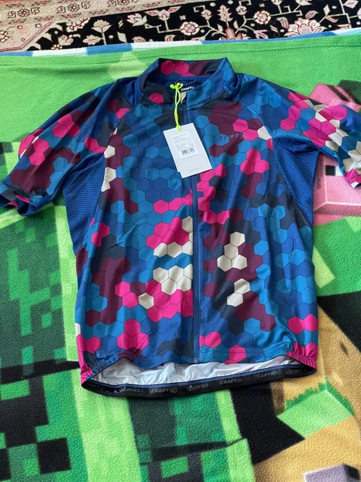 Craft ADV Endur Graphic Trikot kurzarm multi/plava (Herren)