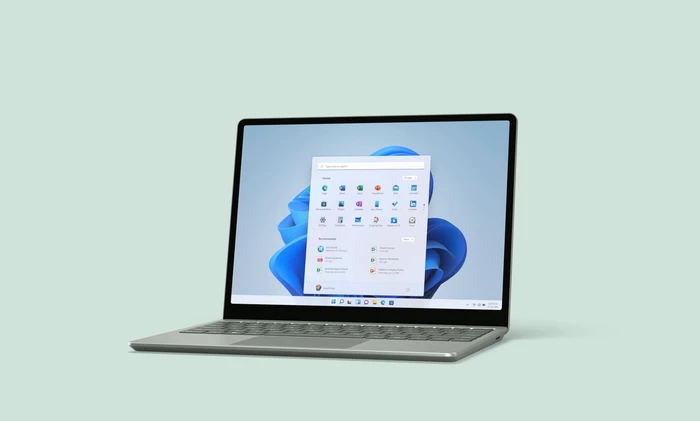 Microsoft Surface Laptop Go 2, Eisblau, Core i5-1135G7, 8GB RAM, 128GB SSD, DE, Business
