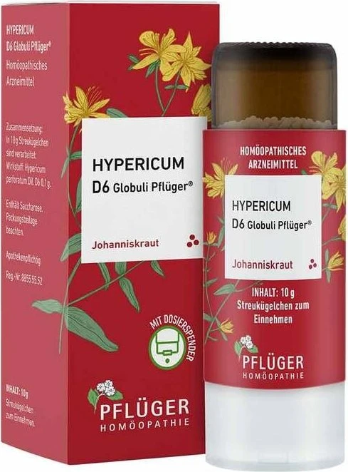Hypericum Globuli Pflüger Dosierspender Johanniskraut