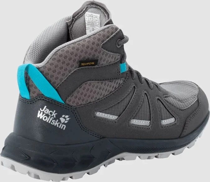 Jack Wolfskin Woodland 2 Texapore Mid grey/light blue (Damen)