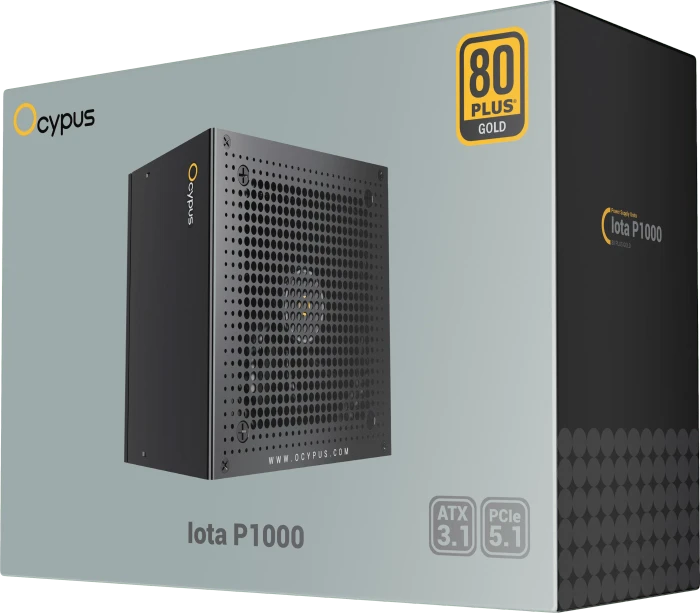 Ocypus Iota P1000 schwarz 1000W, ATX 3.1