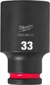 Milwaukee Shockwave Außensechskant Steckschlüssel 1/2", 33x78mm, 1 Stück