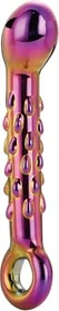 Dream Toys Glamour Glass G-Spot Dildo 18cm rainbow