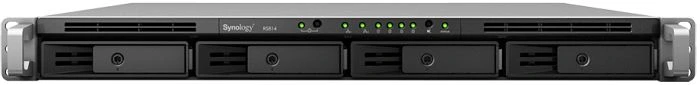 Synology RackStation RS814, 1GB RAM, 2x RJ-45 1000Base-T, 2x USB 3.0, 1HE