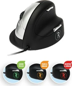 R-Go HE Break Mouse Vertikale Maus mittel, USB