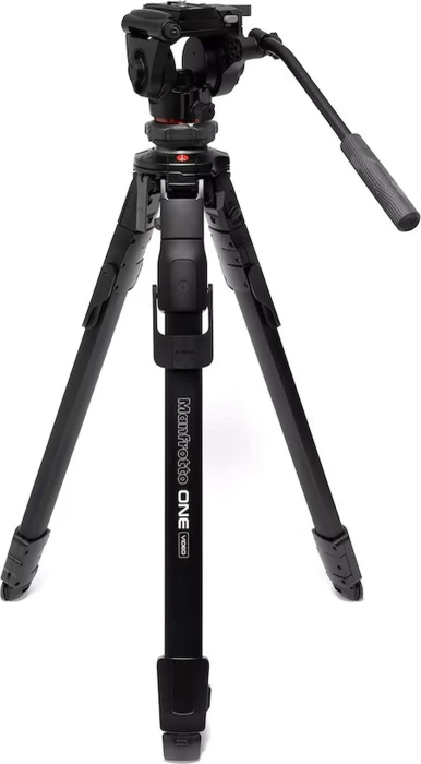 Manfrotto ONE Aluminium Stativ mit 500X Fluid-Kopf