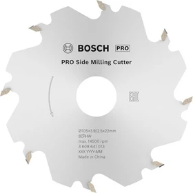 Bosch Professional PRO Fräserblatt 8Z, 105x4x22mm, 1 Stück
