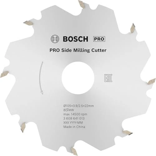Bosch Professional PRO Fräserblatt 8Z, 105x4x22mm, 1 Stück