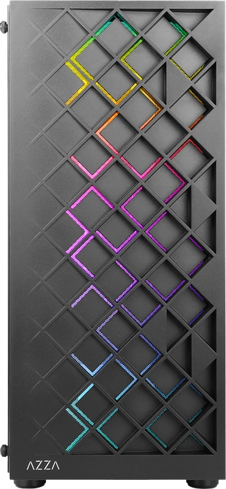 AZZA Spectra Black, schwarz, Glasfenster