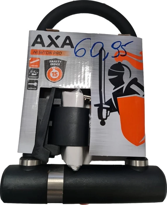 AXA Newton Pro 190 Bügelschloss, Schlüssel schwarz