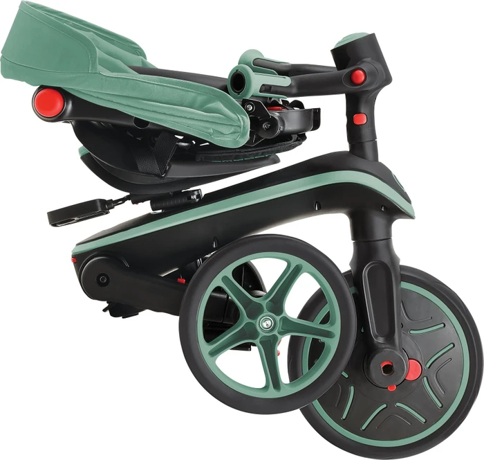 Globber Explorer Trike Foldable 4in1 olive