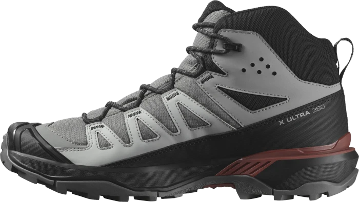 Salomon X Ultra 360 Mid GTX pewter/black/burnt henna (Herren)
