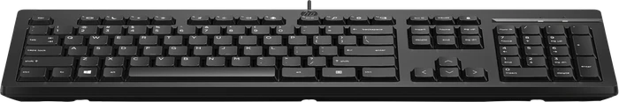 HP 125 kabelgebundene Tastatur, schwarz, USB, FI