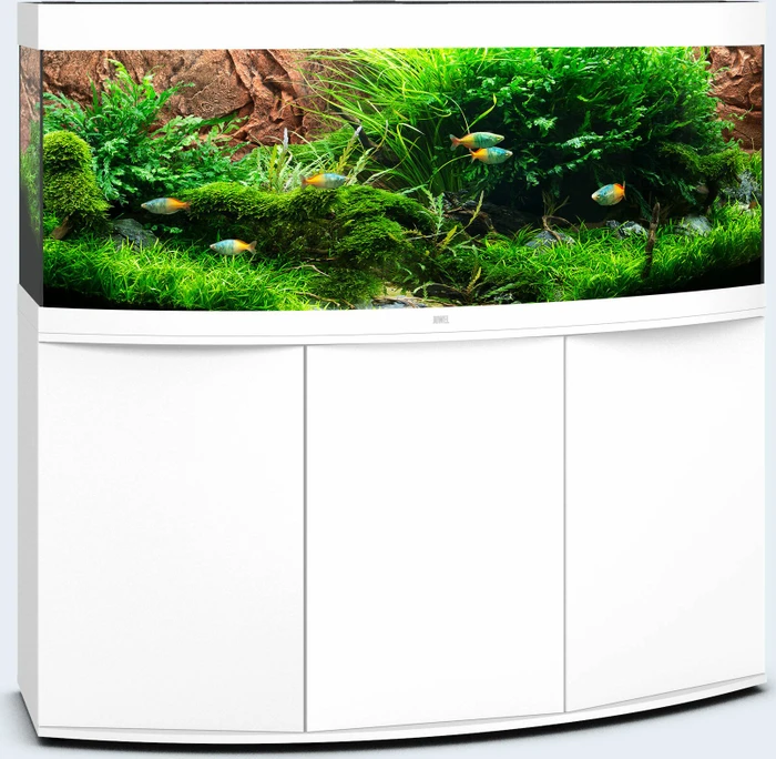 Juwel Vision 450 LED Aquarium-Set mit Unterschrank, weiß/weiß, 450l