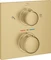 Grohe Allure Thermostat-Brausebatterie mit integrierter 2-Wege-Umstellung cool sunrise gebürstet Vorschaubild