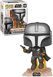 FunKo Pop! - Star Wars The Mandalorian - Mando Flying with Blaster