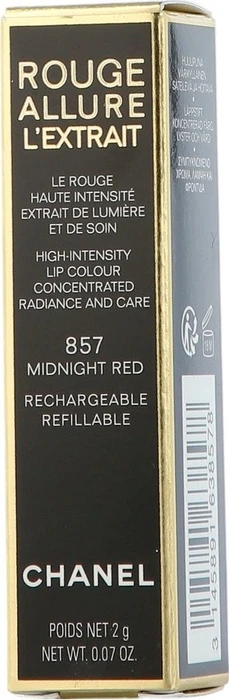 Chanel Rouge Allure L'Extrait Lippenstift nachfüllbar 857 midnight red, 2g