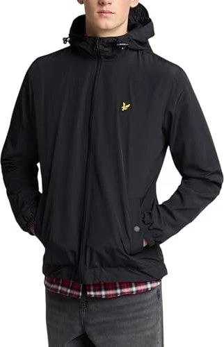Lyle & Scott Zip Through Hooded Jacke jet black (Herren)