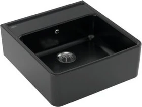 Villeroy & Boch Spülstein Becken mittig pure black