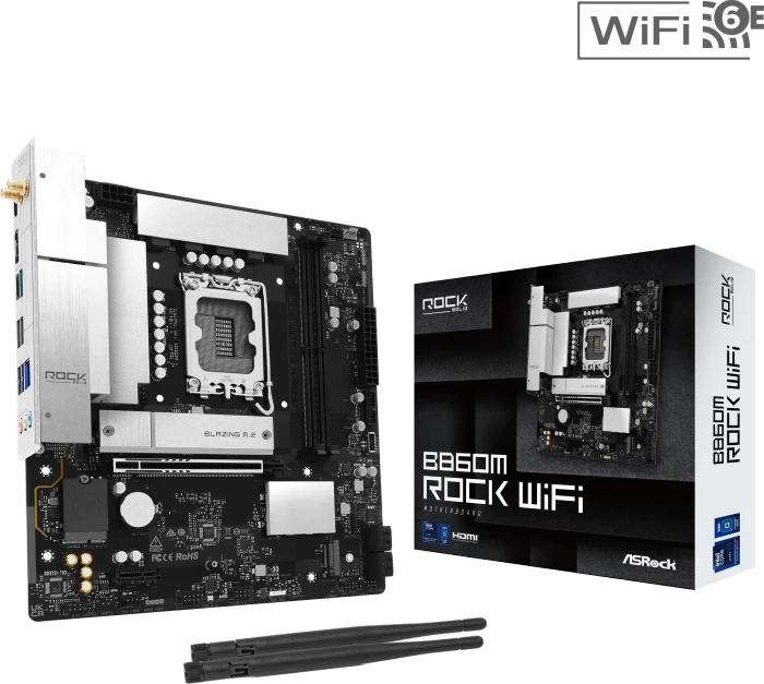 ASRock B860M Rock WiFi (Intel 1851)