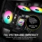 Corsair AR Series iCUE AR120 Digital RGB, schwarz, LED-Steuerung, 120mm Vorschaubild