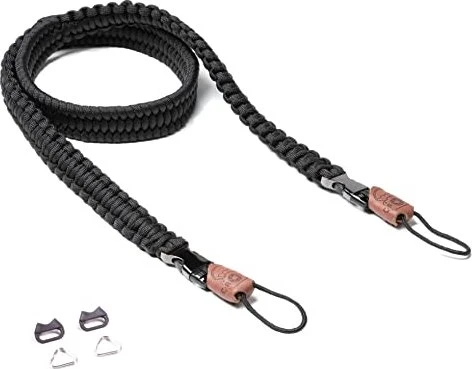 C-Rope Kameragurt Traveler aus Paracord 100cm Silent Black