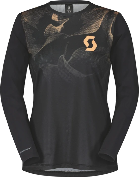 Scott Trail Vertic Trikot langarm black/rose beige (Damen)
