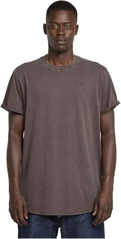 G-Star Text Back Graphic Overdyed Lash T-Shirt kurzarm deep brown (Herren)