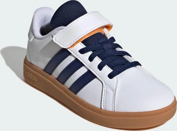 adidas Grand Court 2.0 cloud white/dark blue/gum (Junior)