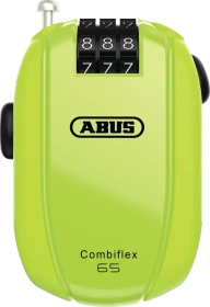 ABUS Combiflex StopOver 65 Kabelschloss, Zahlenkombination gelb