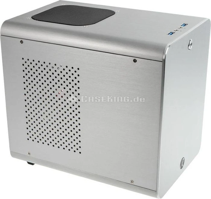 Raijintek Metis Plus, silber, Acrylfenster, Mini-ITX
