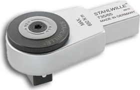 Stahlwille 735/65 Feinzahn Einsteck-Ratsche Steckschlüssel-Adapter 22x28mm, 3/8"