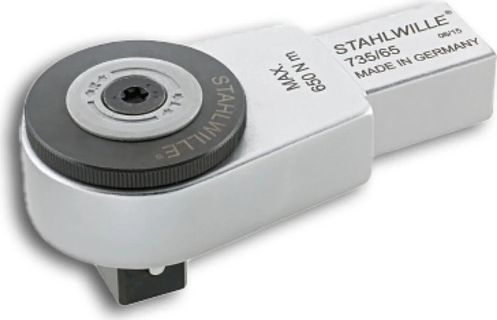 Stahlwille 735/65 Feinzahn Einsteck-Ratsche Steckschlüssel-Adapter 22x28mm, 3/8"