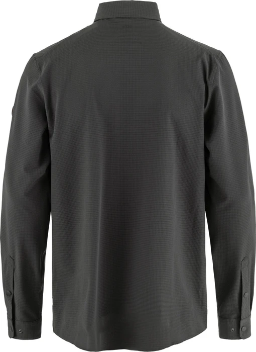 Fjällräven Abisko Trekking Hemd langarm dark grey (Herren)