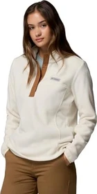 Columbia Benton Springs Half Snap Fleece Pullover chalk/camel brown (Damen)