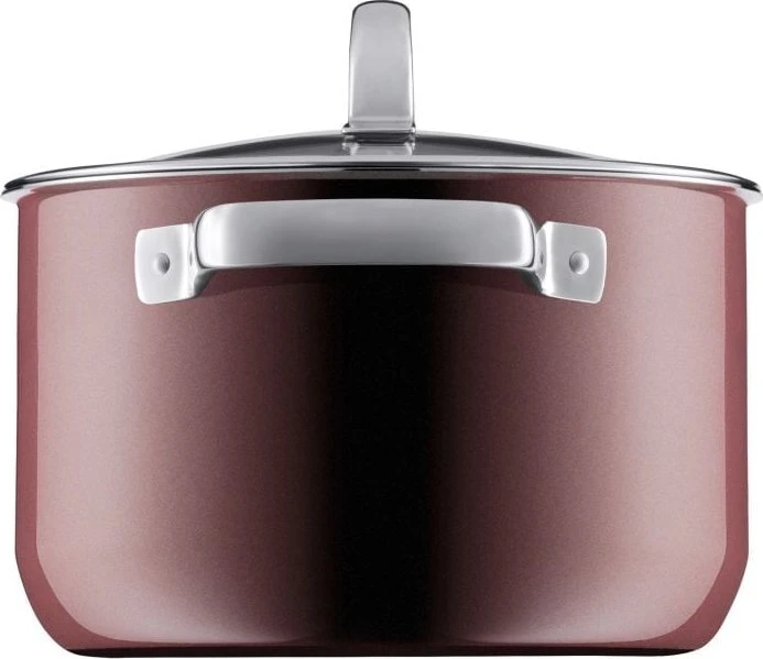 WMF Fusiontec Inspire Kochtopf-Set rose quartz, 3-tlg.