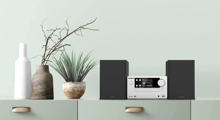 Kenwood M-725DAB silber