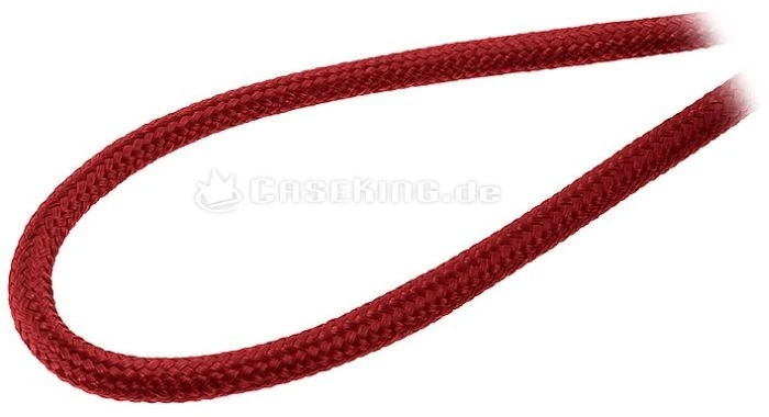 BitFenix Alchemy interne 2-Pin I/O-Verlängerung 30cm, sleeved, rot