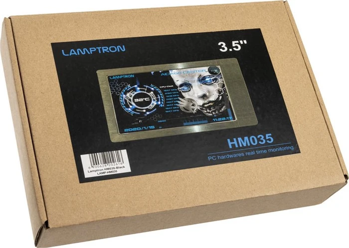 Lamptron HM035 Hardware Monitor, 3.5"