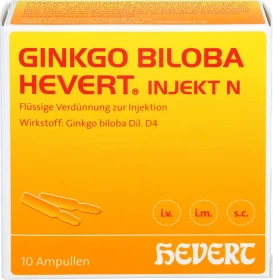 Ginkgo biloba Hevert injekt Ampullen, 10 Stück