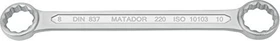 Matador 0220 Doppelringschlüssel, 8/10x115mm