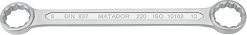 Matador 0220 Doppelringschlüssel, 8/10x115mm
