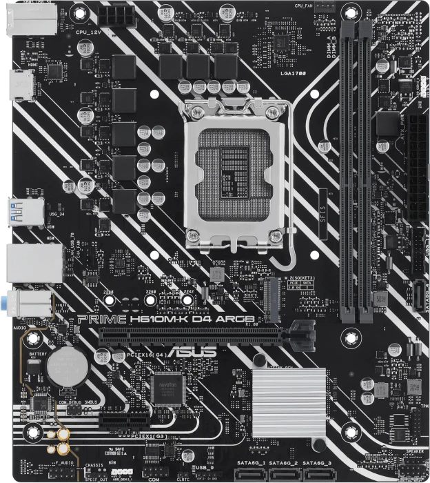 ASUS Prime H610M-K D4 ARGB (Intel 1700)