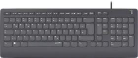 Speedlink HI-GENIC Antibacterial Keyboard, schwarz, USB, DE